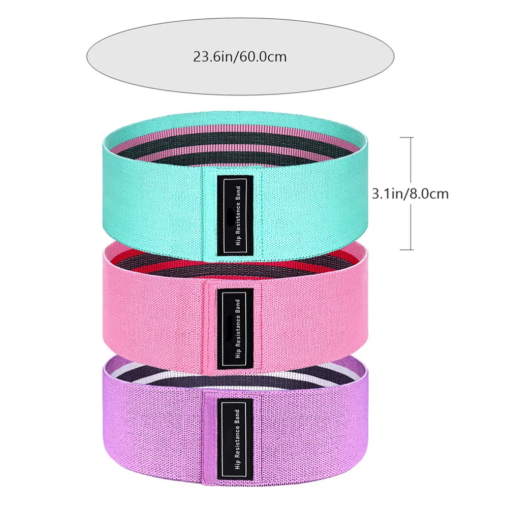 

1 Set 3Pcs Exercise Yoga Straps Exercise Resistance Belts (Assorted Color)