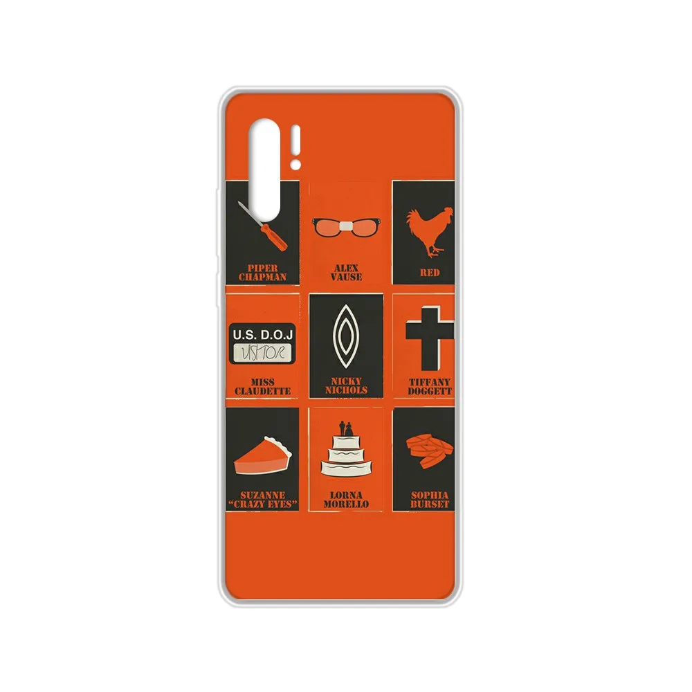 Оранжевый-это новый прозрачный чехол для HUAWEI 5t p 8 9 10 20 30 40 P pro Smart 2017 2019 Z lite |