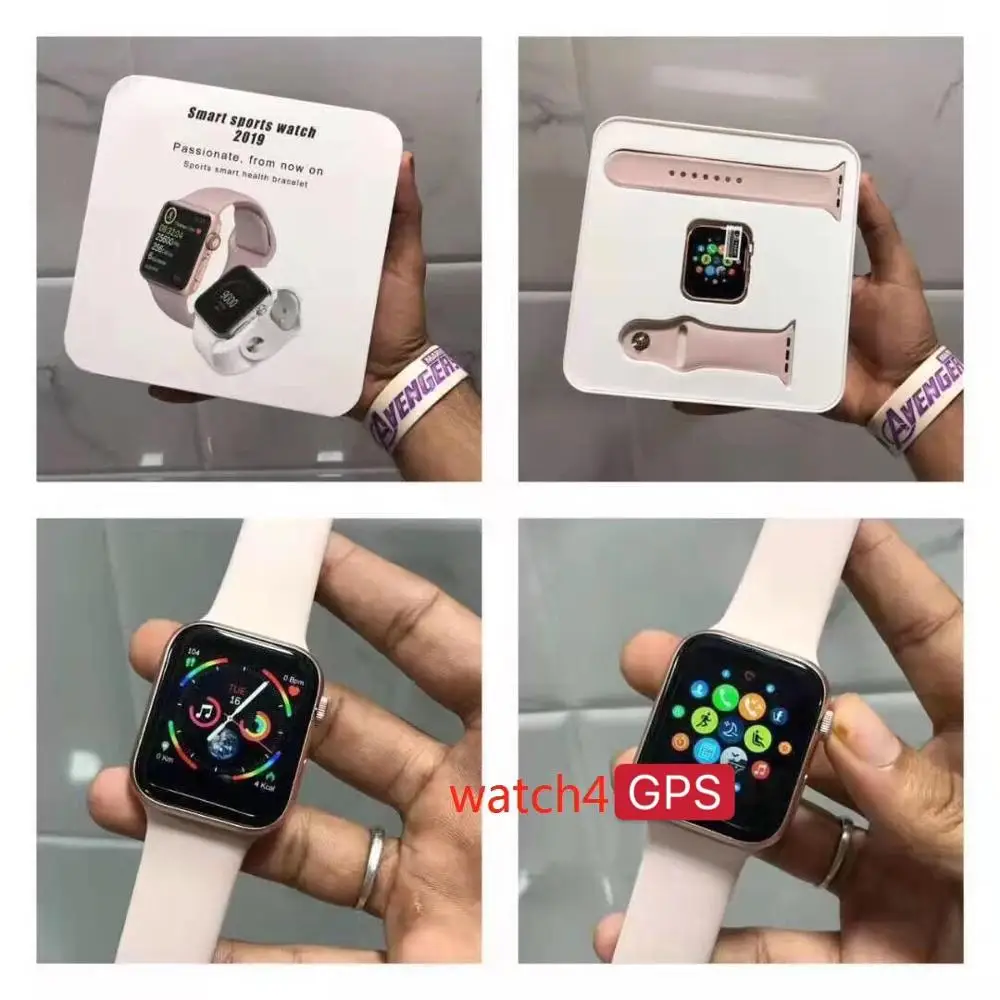 Оригинальные часы, серия 4 IWO 9, gps, Bluetooth, Смарт часы, модные спортивные часы Reloj Inteligent, часы для мужчин и женщин, 44 мм