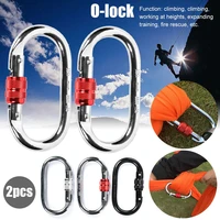 25kn rope swivel connector hammock hanging spring hook master lock carabiner rock climbing buckle equipment outdoor accessories