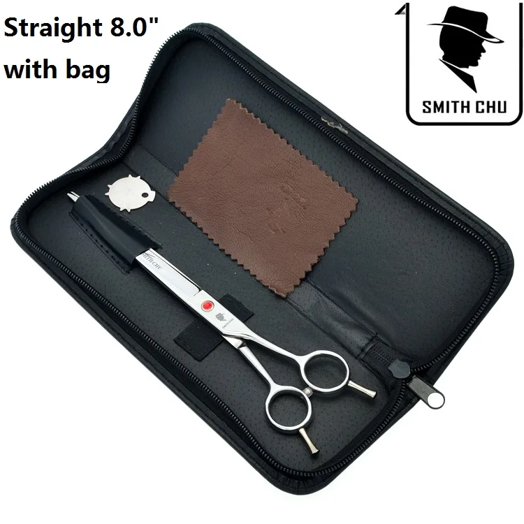 LZS0039 with bag S 8,0 дюймов ножницы для домашних животных Япония 440C ножницы для стрижки собак с двумя хвостами ножницы для ухода за домашними животными ножницы для стрижки волос LZS0039 - Цвет: LZS0039 with bag S