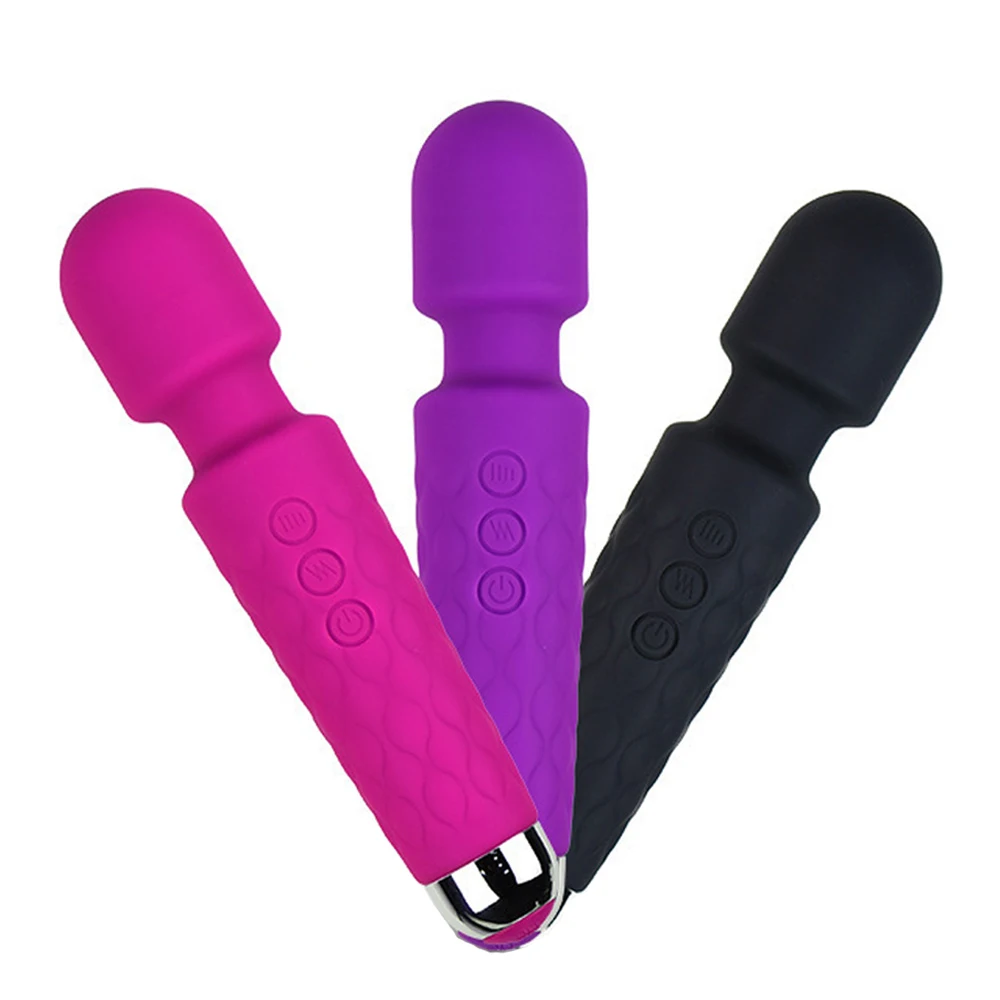 Мощный 20 скоростей AV Вибратор Волшебная палочка массажер стимулятор клитора