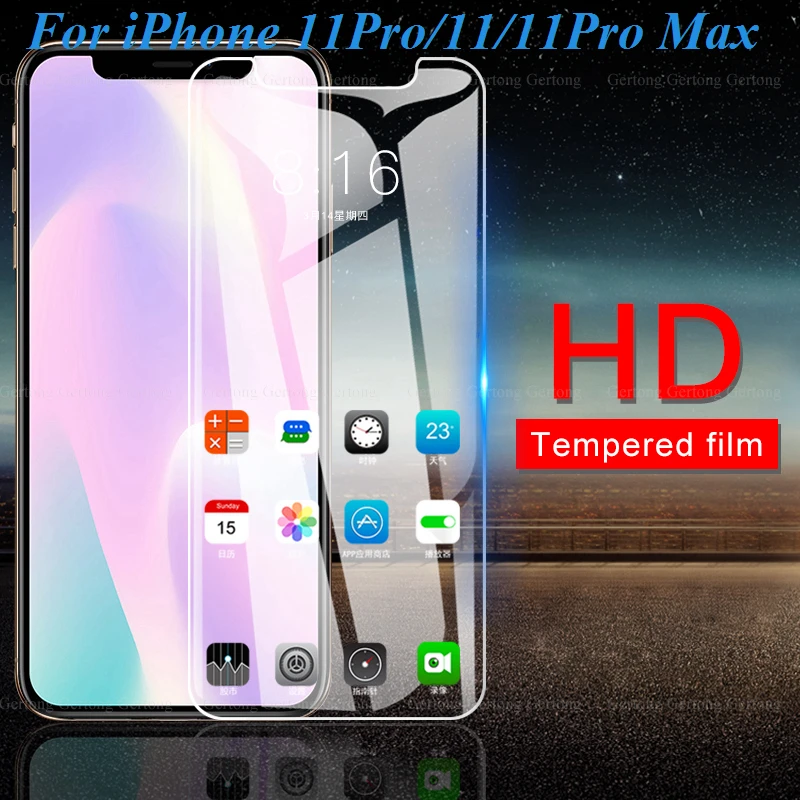 Защитный анти-шок Экран протекторы для iPhone 4 4s 5 5S 6 6s 7 8 11 11 Pro hd-пленка для iPhone 11 pro max 7 8 6 6s плюс