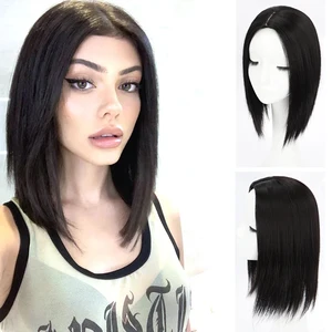 Synthetic Straight Hair Extensions for Women Natural Color Top Closures Clip In Hair Extension Hairpieces Toupee for Party Daily