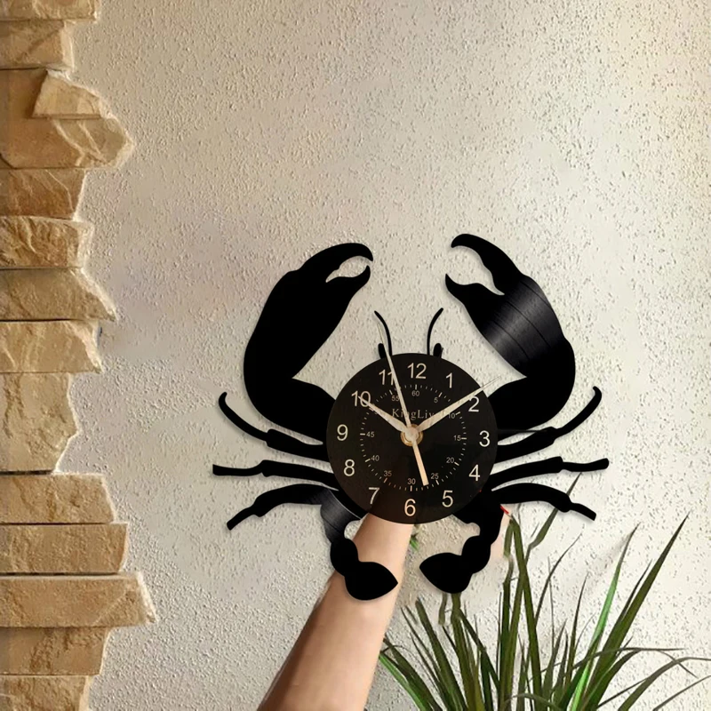 Настенные часы со светодиодной подсветкой в виде морских животных 1 шт.|Настенные