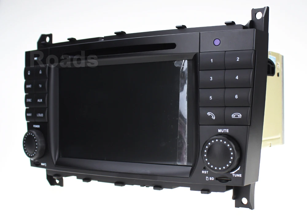 5USB DSP ips Android 9,0 2 Дин Радио DVD плеер для Mercedes Benz/W203 W209 W219 W169 A160 C180 C200 C230 C240 CLK200 CLK22