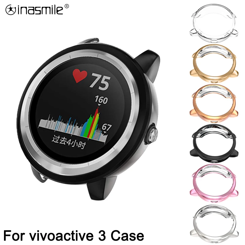 Потрясающий тонкий защитный чехол из ТПУ для смарт часов Garmin Vivoactive 3 протектор