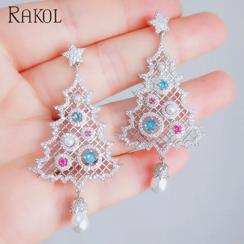 RAKOL романтическая белая Рождественская елка Полный проложенный кубический