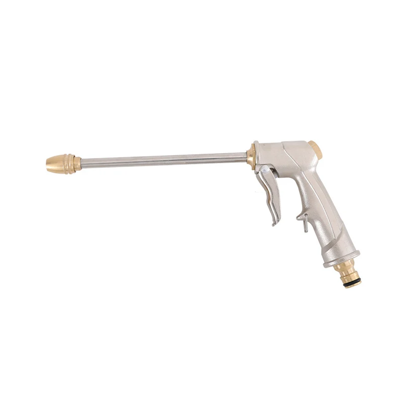 

High Pressure Car Wash Gun Metal Brass Nozzle Hose Pipe Water Gun Spray Car Washing Clean Garden Lawn Washer Accessories