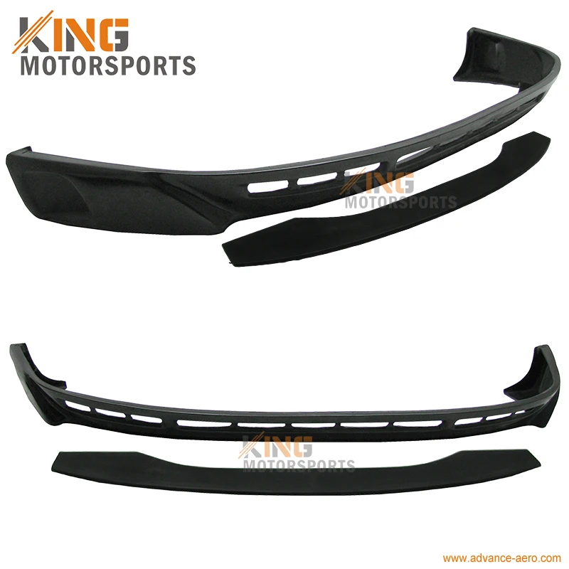 Подходит для 1996 1997 1998 1999 2000 2001 Audi A4 PU Type A Уретановый передний бампер спойлер 2 шт