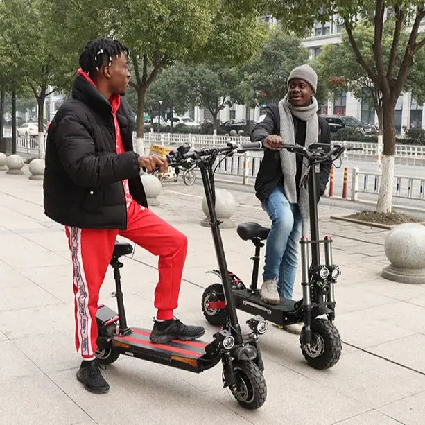 

1000*2 Motor Electric Scooter 60km/h Electric Skateboard 26AH Dual Motor E scooter Front &Rear Disc Brake Motorcycle Scooters