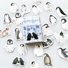 45 шт.лот миниатюрные наклейки в виде пингвина сделай сам, декоративная паста для запечатывания, этикетка, ручная декоративная учетная запись