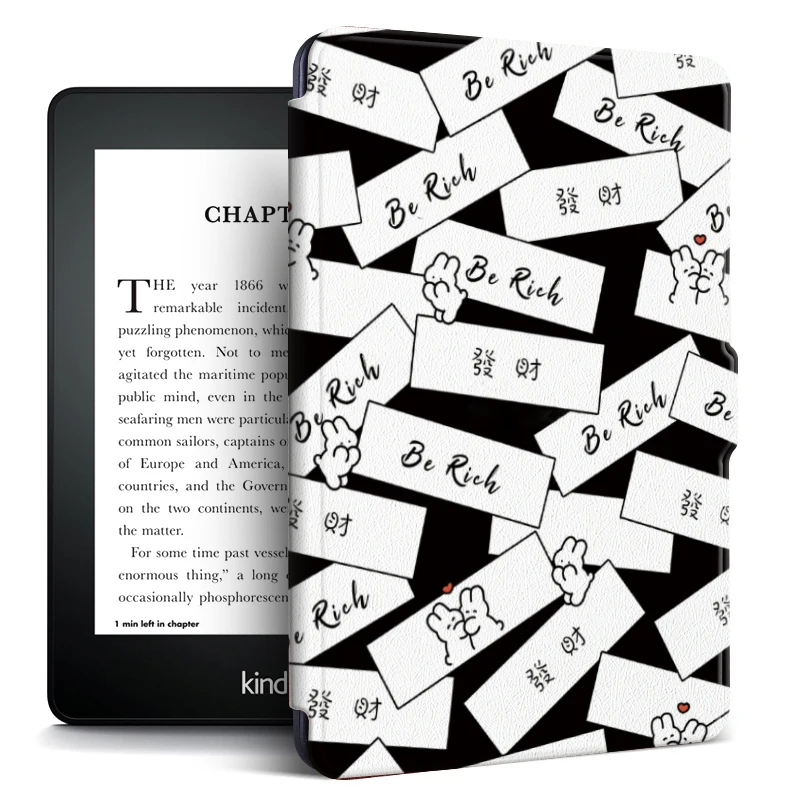 Чехол для Kindle Paperwhite 4 10-го поколения Ультратонкий защитный чехол-книжка 1/2 |