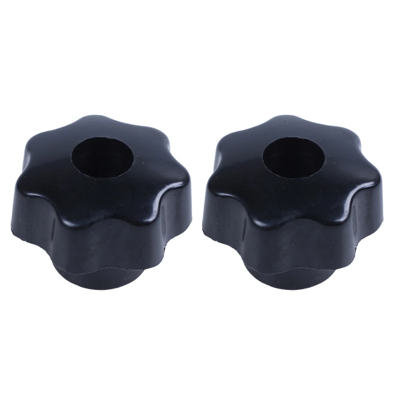 

HOT-2X 8Mm Diameter Thread Hole Black Star Head Clamping Knob Replacement