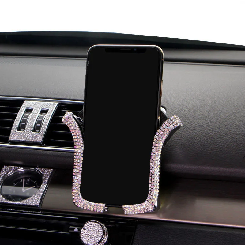 Автомобильный держатель для телефона с креплением на вентиляционное отверстие