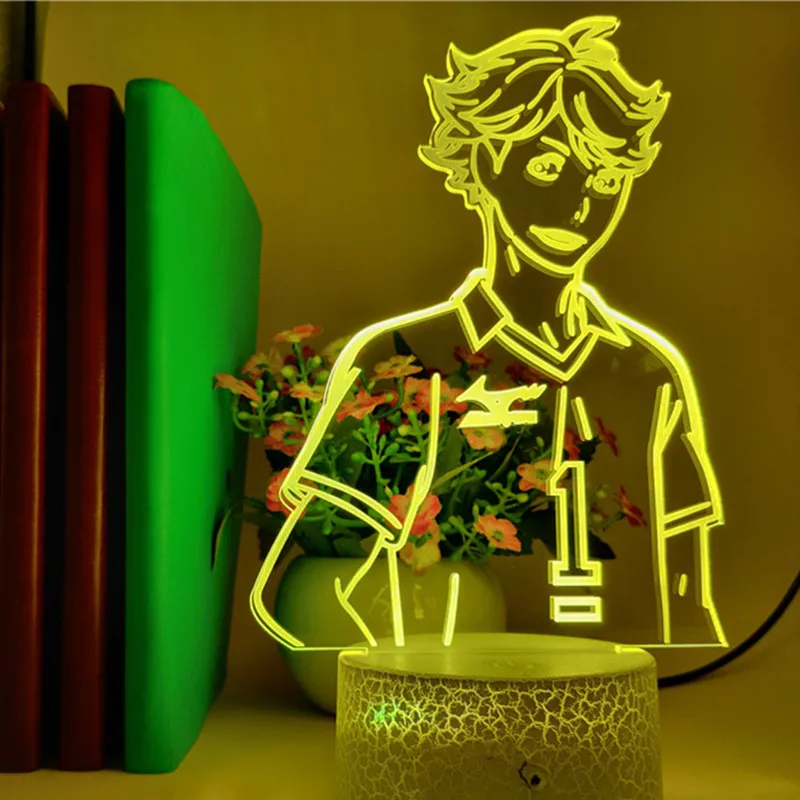 

Anime Haikyuu ToRU OIKAWA Figure Light 3D LED Lamp Haikyuu Nightlights Color Changing Lights Birthday Gift