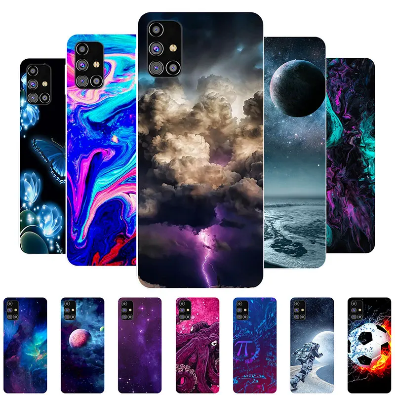 

For Samsung M31S Case Silicone Soft TPU Space Phone Case For Samsung Galaxy M31s Case Back Cover for Galaxy M31 M 31s etui Coque