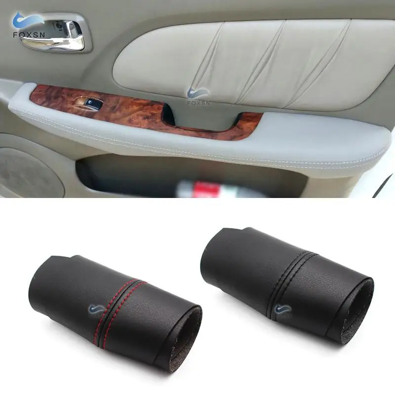 

For Hyundai Sonata 2004 2005 2006 2007 2008 Car Front / Rear Door Armrest Panel Microfiber Leather Cover Protective Trim