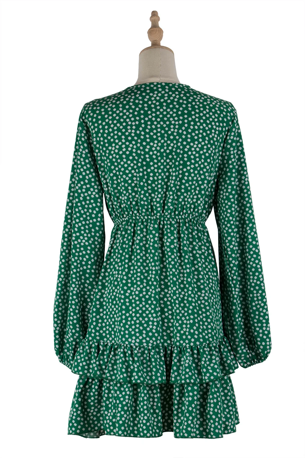 

ZQLZ Spring Winter Casual Beach Dress 2021 New Vintage Print Holida Long Sleeve V-neck Boho Mini Autumn Party Dresses