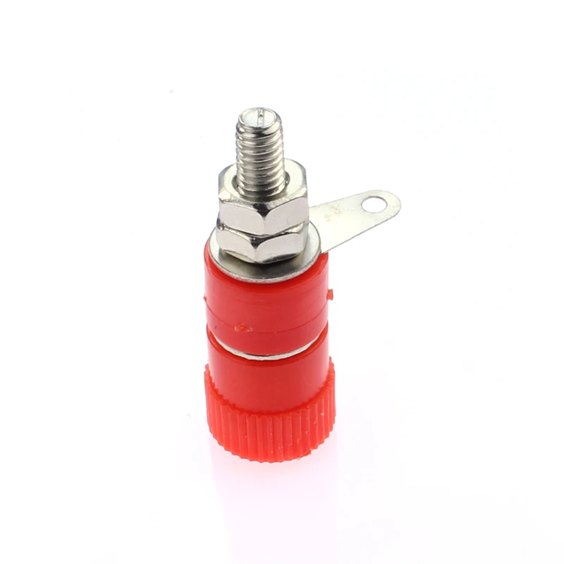 4 мм JS-919 разъемы для банановых клемм черный красный пластиковый штекер корпус
