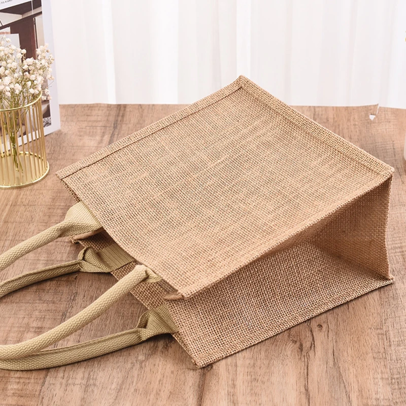 500 шт. изготовленные на заказ логотип многоразовые гессенской хозяйственные