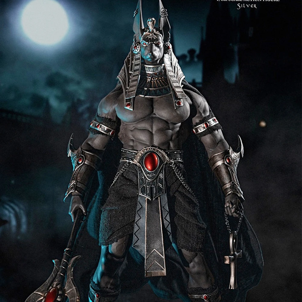 

1/6 Silver Edition Anubis TBL PL2021-176 Ancient Egyptian Gods Strong Muscles Furry Figure Model for Fans Collection