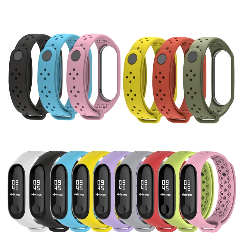 Браслет для Xiaomi Mi Band 4 спортивный ремешок часы силиконовый xiaomi mi band аксессуары