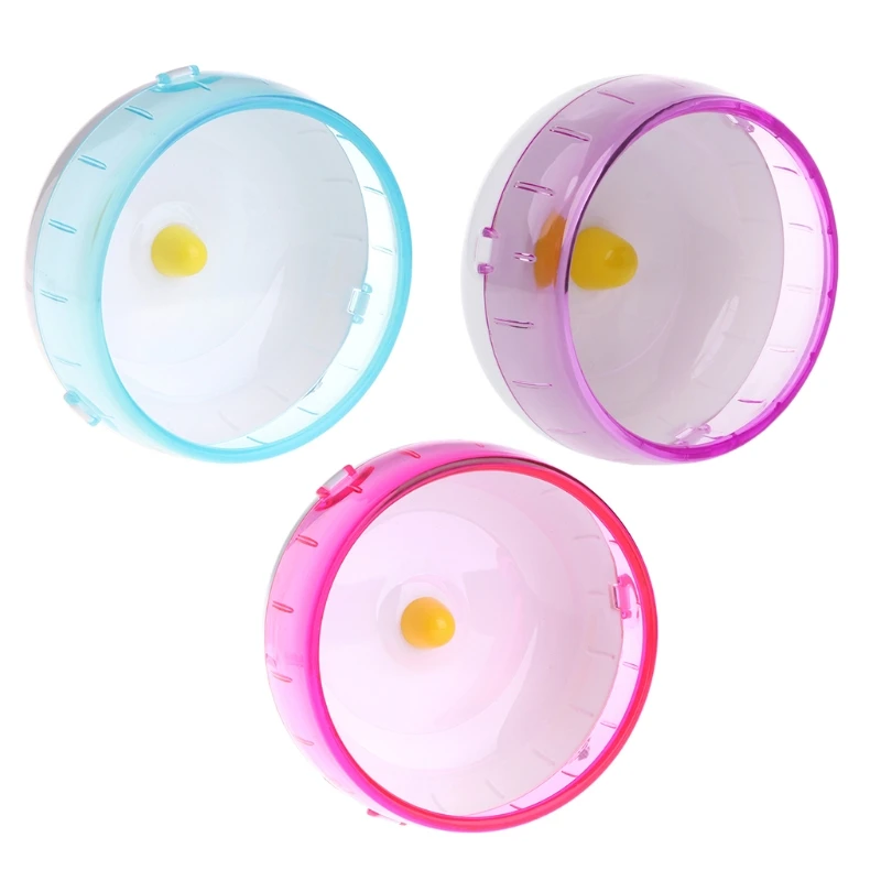 Для хомяков для мышей крыс игрушки упражнений пластиковый бесшумный Спиннер