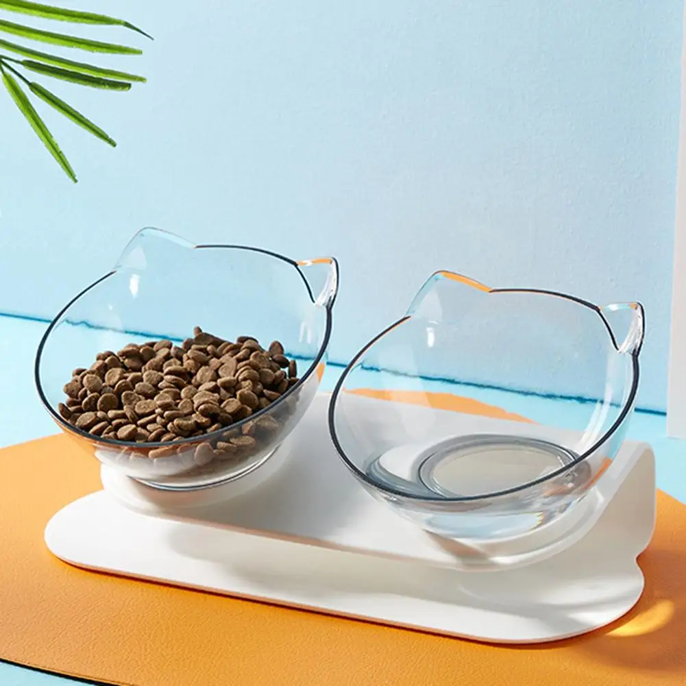 Двойная/одинарная миска для воды еды с приподнятой подставкой питатель домашних