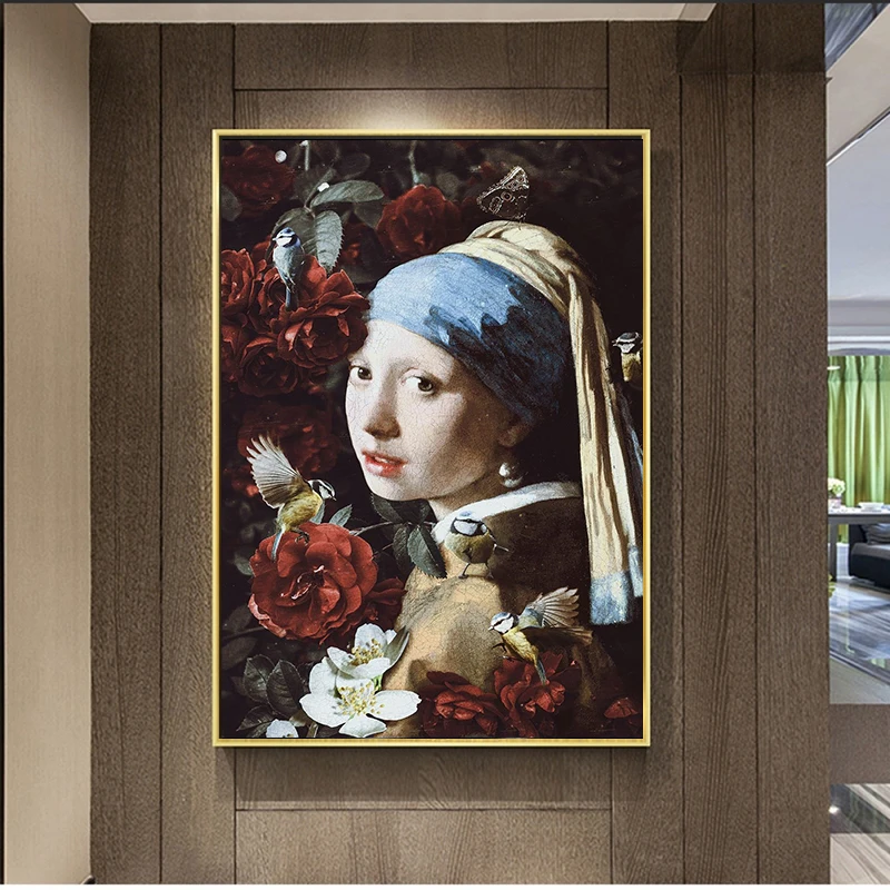 Картина на холсте Репродукция знаменитых картин голландский художник работает