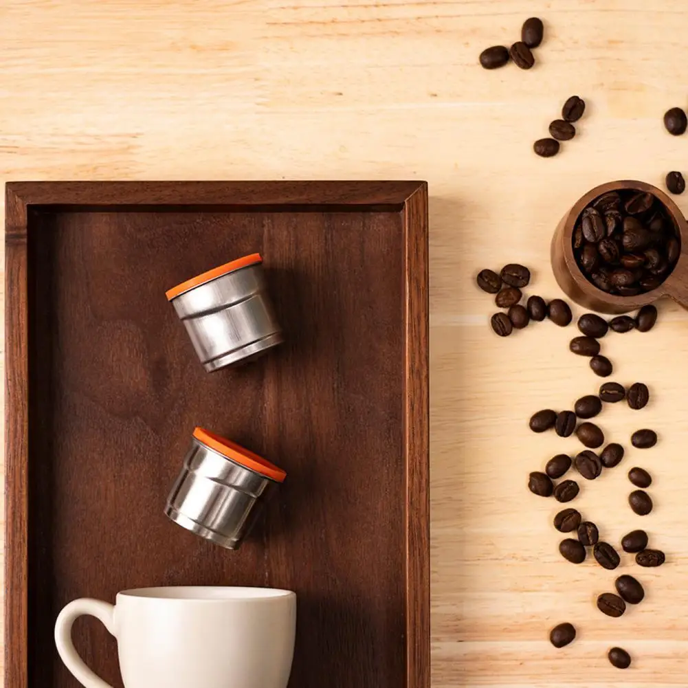 

80%HOT1 Set Coffee Capsule Cup Refillable Easy to Use Stainless Steel Reusable Manual Coffee Filter Cup for illy Coffee Machine