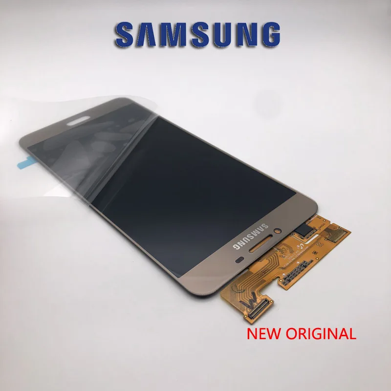 ORIGINAL C7 BLACK 5,7 '' ЖК-дисплей полная сборка для samsung Galaxy C7 pro C7000 ЖК-экран Сенсорная панель дигитайзер стекло - Цвет: ORIGINAL C7 BLACK