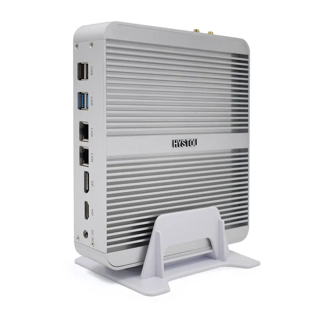 HYSTOU FMP03B Мини ПК i5-7260U 8 ГБ+ 128 ГБ/8 ГБ+ 256 ГБ двухъядерный Win10 DDR4 Intel HD graphics 640 3,4 ГГц безвентиляторный Миниатюрный Настольный ПК
