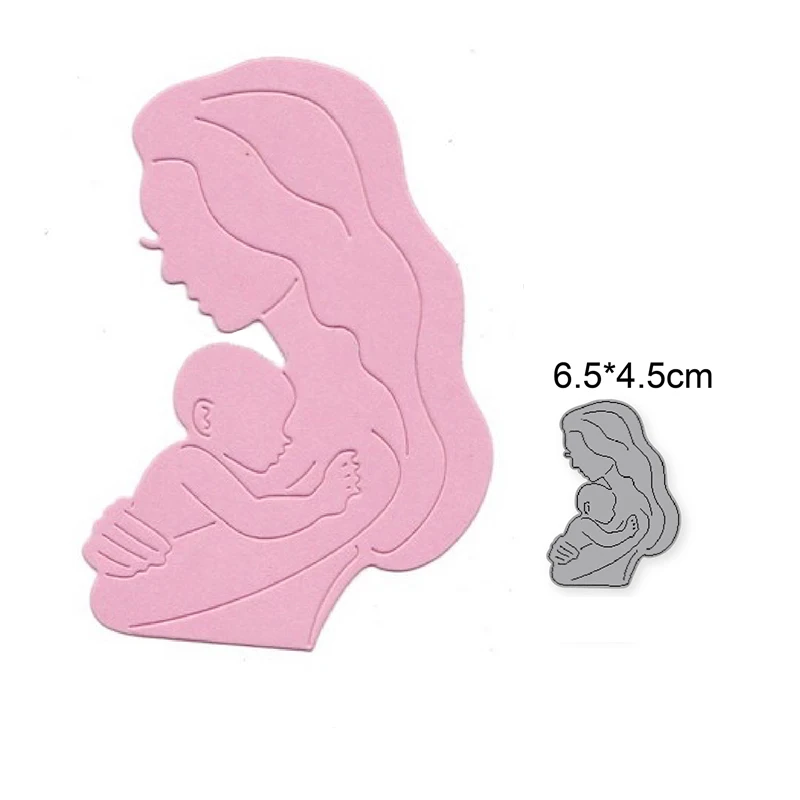 

metal cutting dies cut die mold Pregnant mother decoration Scrapbook paper craft knife mould blade punch stencils dies