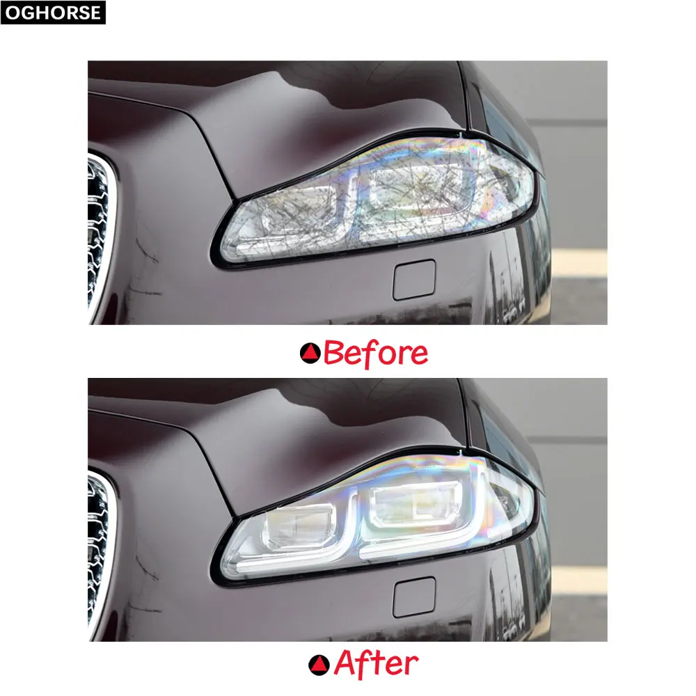 2X самовосстанавливающаяся Защитная пленка для автомобильных фар прозрачная