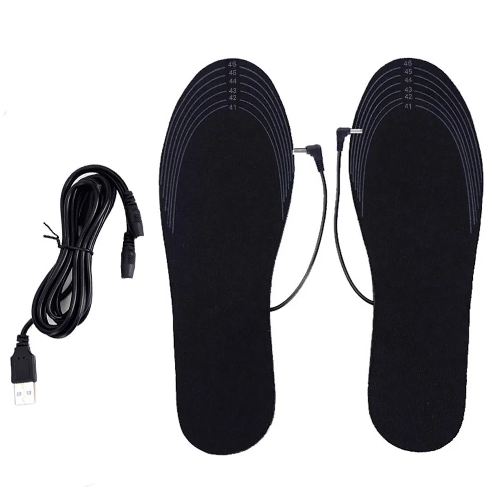 

2020 New USB Heated Shoe Insoles Feet Warm Sock Pad Mat Electrically Heating Insoles Washable Warm Thermal Insoles Very Well