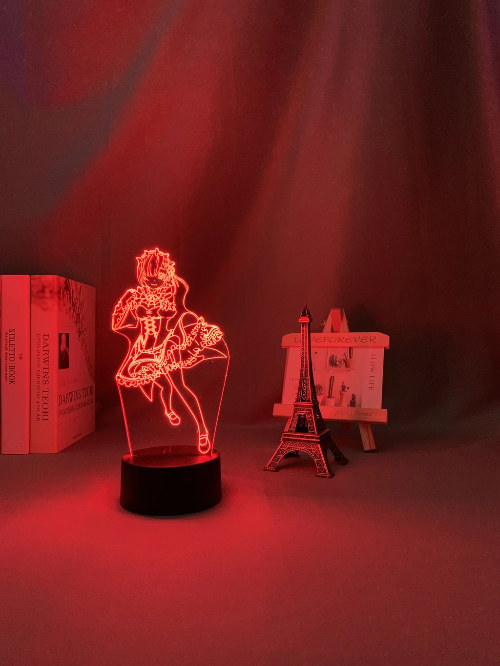 Аниме 3d лампа Re Zero Начальная жизнь в другом мире светильник для спальни Декор