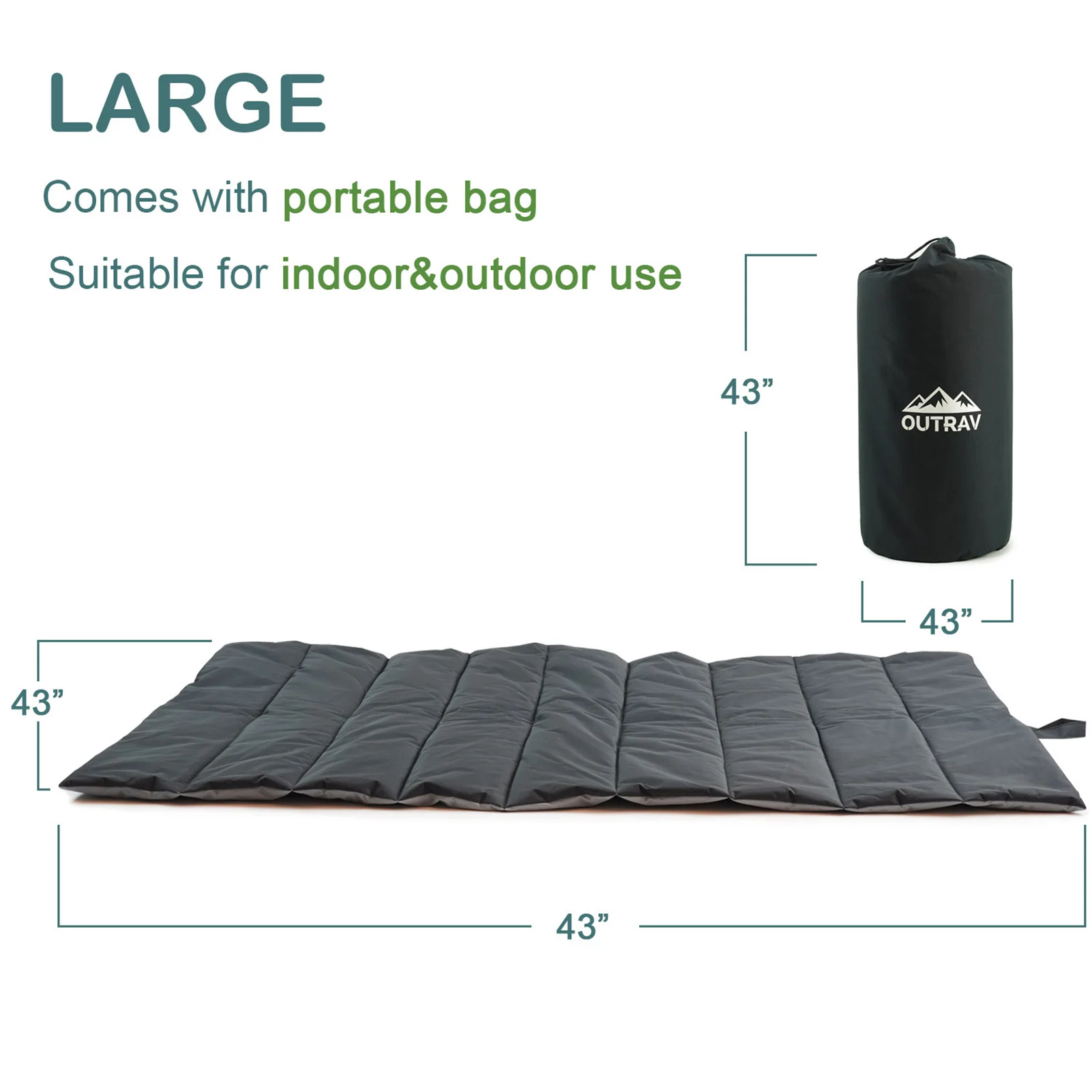 

Waterproof Dog Pet Mat Puppy Pad Nest Cushion Dog Carpet Washable Foldable Outdoor Travel Anti-dirty Car Mat