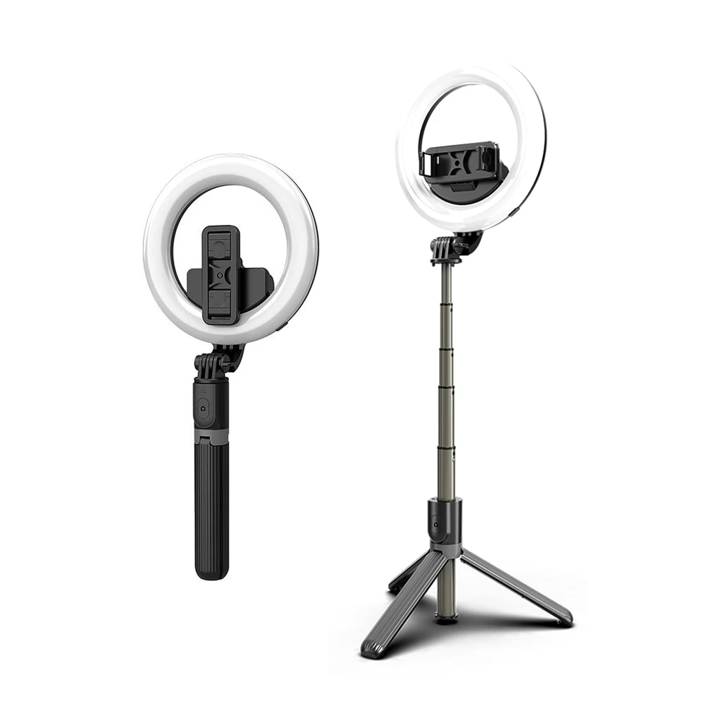 

Portable BT Wireless Live Video Light Photo Selfie Stick LED Photography Lamps with Detachable Remote Control for Selfie/TV/Live