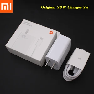 33W Charger Original Xiaomi US Turbo Charge Power Adapter Type C Cable
For Mi 11 10 10T Pro 10X 9 Redmi K40 K30 Pro+ Poco X3 NFC