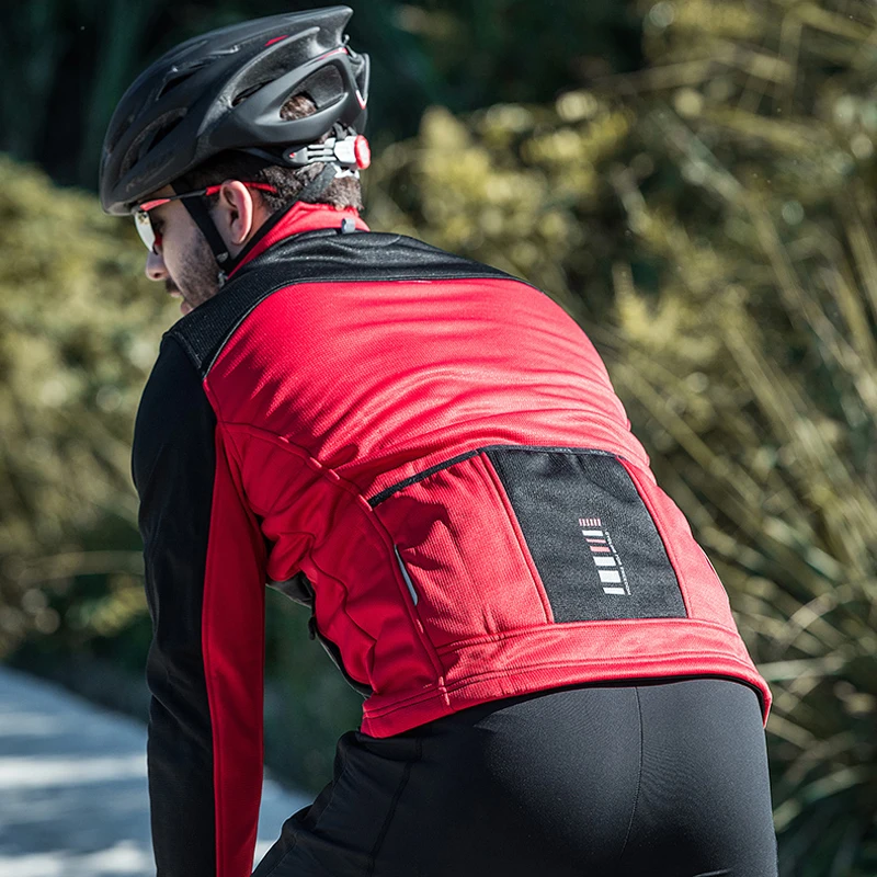 Santic Мужская зимняя куртка для велоспорта хлопок теплая велосипедная одежда