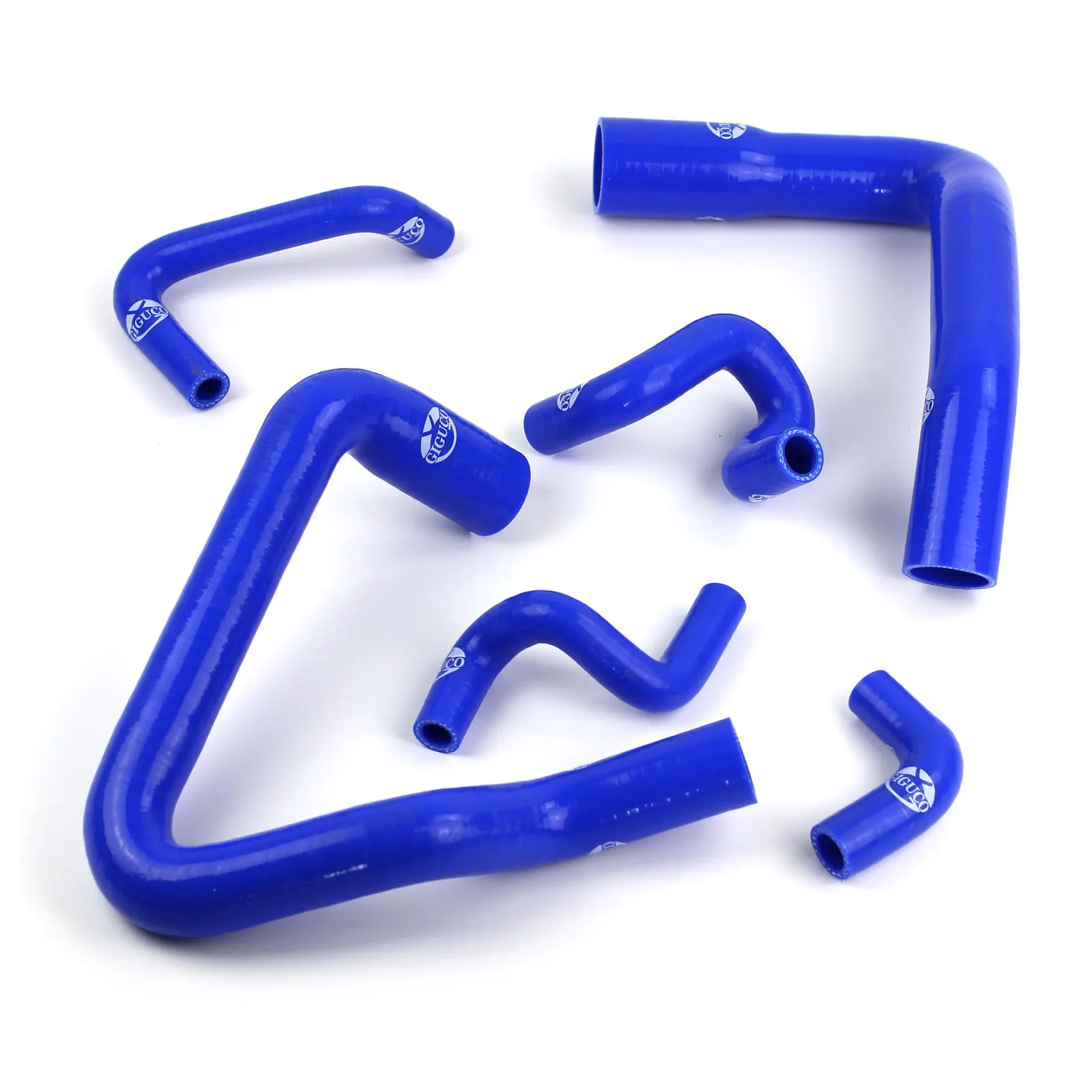 

#0464 For FORD MUSTANG GT/Cobra V8 V6 MT 1986-1993 Silicone Radiator Hose Kit Blue