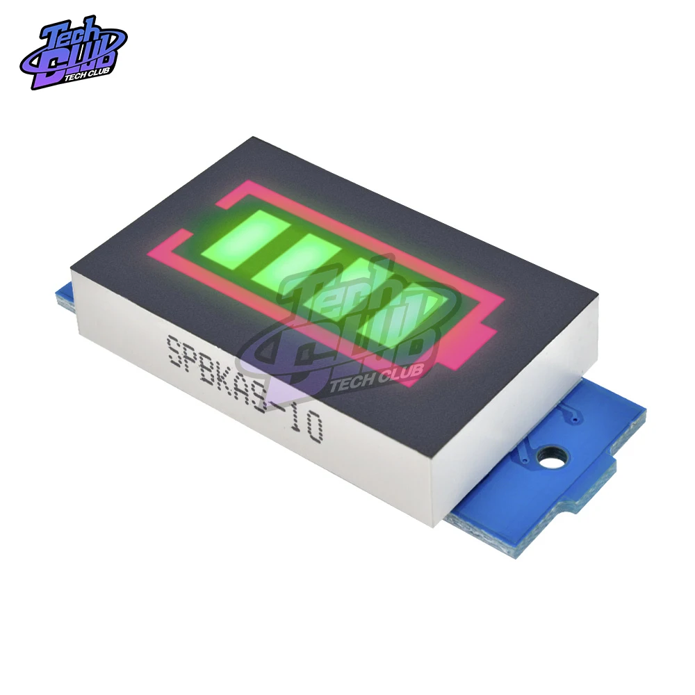 Индикатор емкости литий полимерного и литиевого аккумулятора 7S 18650 измеритель