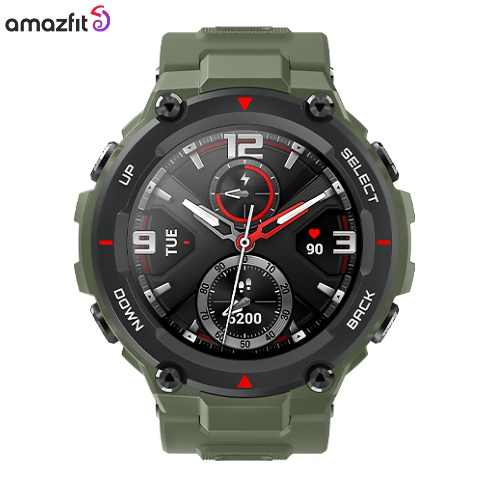 

Refurbished machine Amazfit T rex T-rex Smartwatch Control Music 5ATM Smart Watch GPS/GLONASS 20 days battery life MIL-STD