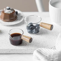 coffee multi functional taste dish mini milk cup with honey hand draw seasoning small saucer cup for coffee maker