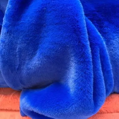 Densified Lmitation Rex Rabbit Fur Grass Plush Fabric | Дом и сад