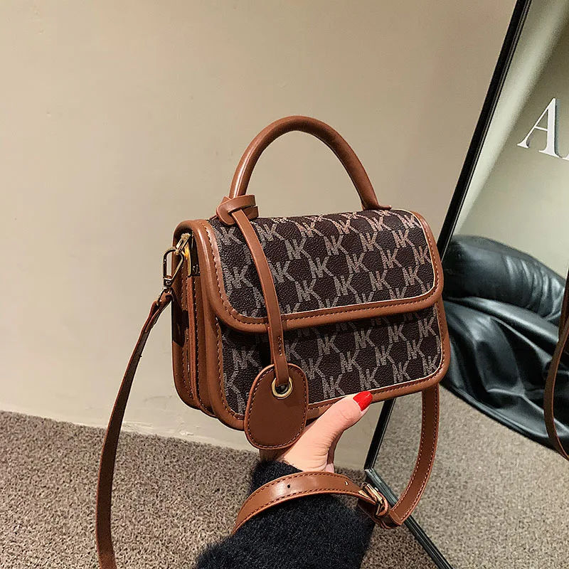 

Purses And Handbags Square Fashion Letter Good Quality Leather Purse Hand Shoulder Messenger Bag Bags For Women Bolso Mujer