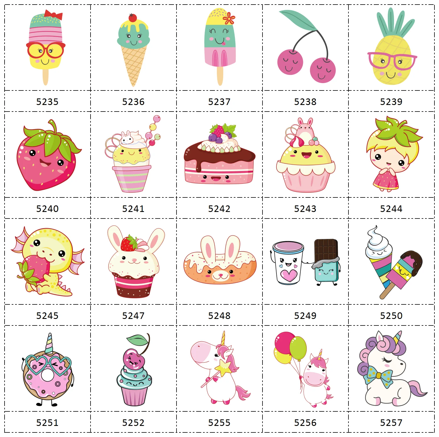 

HSDCraft Free shipping 30 pcs planar resin cartoon Series for diy