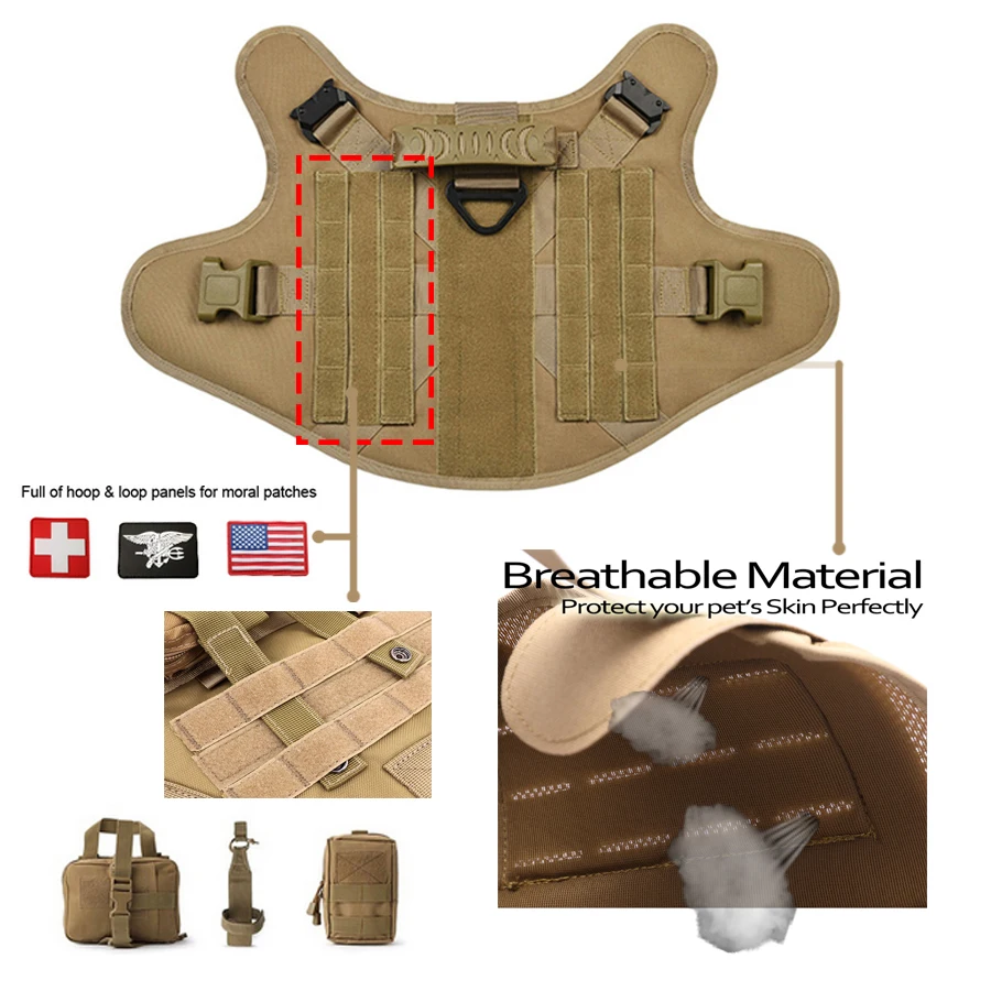 _ Военный тактический жилет с металлической пряжкой и облегченной модульной