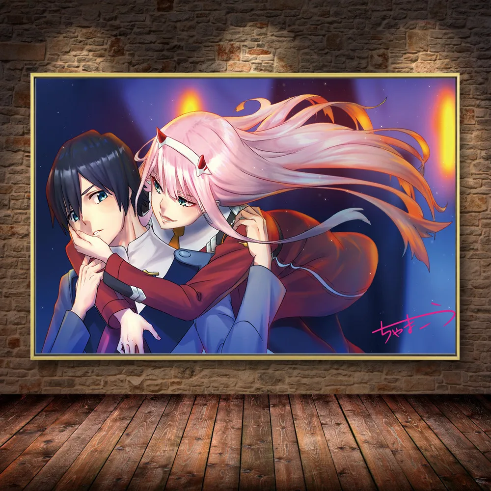 Японское аниме мультфильм дорогой в Фране Картина на холсте плакаты и принты